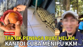 PEGAWAI KKM GEMPUR KEDAI MAKAN🔴PENIAGA KANTOI MENIPU ELAK DI KOMPAUN🔴 KEJADIAN DI K, LUMPUR