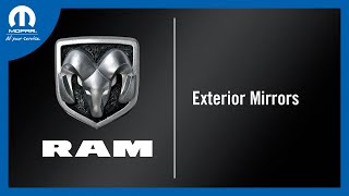 Exterior Mirrors | How To | 2024 Ram Heavy Duty Trucks