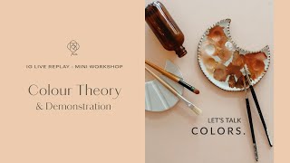 Color Theory Basics + Popular Blush Tones Demonstration (For Sugar Flowers & Cake Decorating)