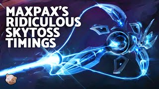 MAXPAX's ridiculous skytoss timing attacks vs SOLAR | EPT NA #108 Semi Finals (Bo5 PvZ) StarCraft 2