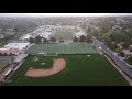 Drone flight over University of Redlands