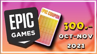 วิธีรับคูปองส่วนลด 300 บาทจาก EPIC GAMES!! (Oct - Nov 2021)