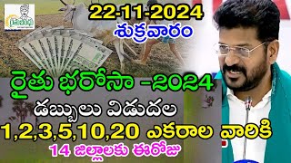 Rythu bharosa డబ్బులు విడుదల చేసిన ప్రభుత్వం|90,000 rythu bandhu #రైతుబంధు