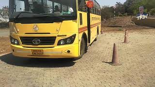 HMV (BUS) ANGULAR PARKING, TANAJI WALUNJKAR, IDTR, PUNE.