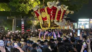 2023.9.30(土) 西之町 ふとん太鼓 百舌鳥八幡宮 宮入 大阪府堺市