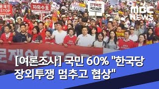 [여론조사] 국민 60% \