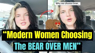 Women Choosing " BEAR OVER MAN" &  instantly Regret it| Pure Misandry On Men| Women Hitting The Wall