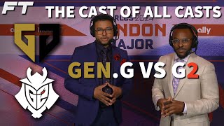 The Greatest Cast of all TIME ft. Dazerin \u0026 Tbates | Gen.G vs G2 at the RLCS LONDON MAJOR!