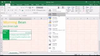 213   How to format date in Long Date format in Excel 2016