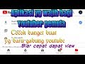 Aplikasi untuk youtuber pemula||cocok buat kamu yg baru join....