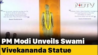 Prime Minister Narendra Modi Unveils Vivekananda Statue In JNU Campus