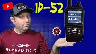 Icom ID-52 First Look! - New Icom Handheld Ham Radio | DSTAR