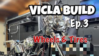 Vicla Style build -  Wheels \u0026 Tires - Harley Davidson Heritage Softail Classic. Ep.3