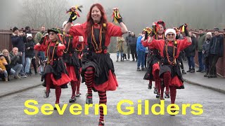 Severn Gilders dance Whitby Shindig on The Ironbridge Boxing Day 2024