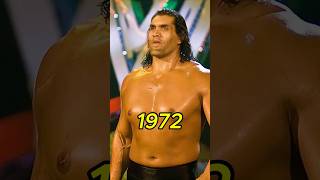 The Great Khali atraves de los años #greatkhali #thrutheyears #wwe #wweevolution #evolutionchallenge