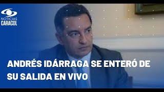 La última entrevista que Andrés Idárraga dio como secretario de Transparencia