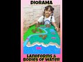 Landforms and Bodies of Water Diorama using clay for kids ♥ | Easy Craft for kids | Modelling Clay