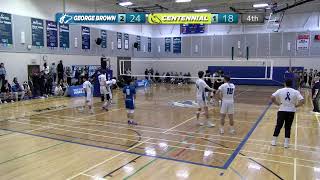 OCAA Men's Volleyball 🏐 Centennial @ George Brown [2024/11/06]