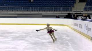 2015 ISU Junior Grand Prix Bratislava Ladies Short Program Hee Soo CHO KOR