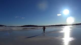 Retkiluistelua Naantalissa 17.03.2018