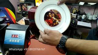 Sublimation 2D and 3D Ceramic Plate Printing with Combo Heat Press and 3D Vacuum Machine Koncept