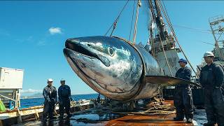 200 Ton Tuna Catch! Inside Japan’s Massive Purse Seine Operation!