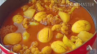 #Dim Diye Aloo FULKOPIR jhol #sona's Yummy Kitchen