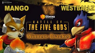 Battle Of The Five Gods - C9 Mang0 vs Tempo | Westballz Winners Bracket 1