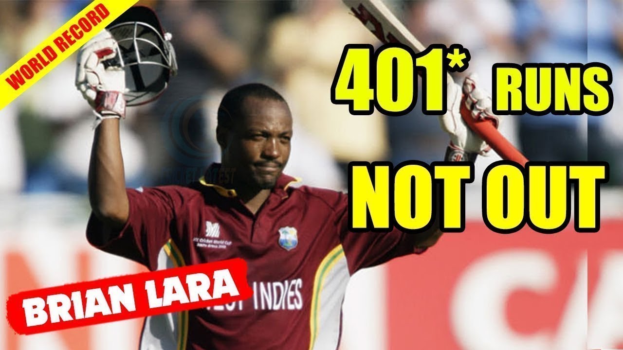 Brian Lara Slams World Record 400 Not Out In Test Cricket - YouTube