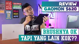 Kualitas Brushnya Ok Tapi Yang Lainnya Kok?? | REVIEW Gaomon S620 | Indonesia