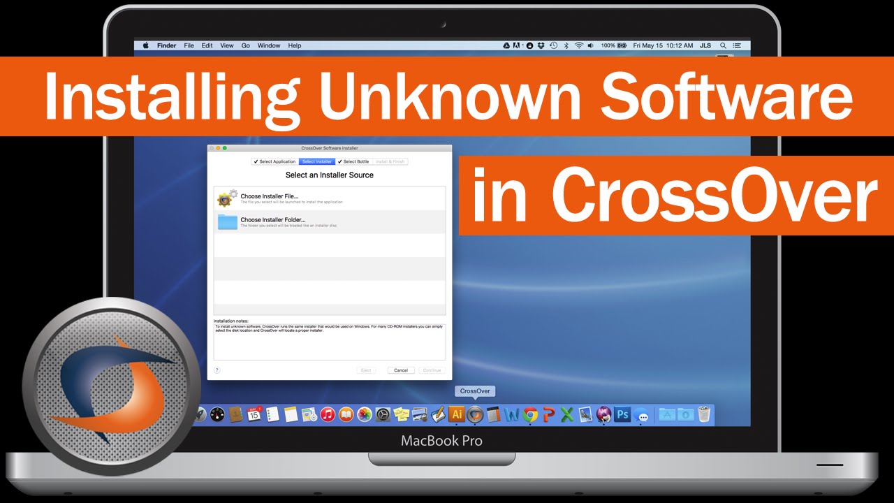 Install Unknown Software In CrossOver Mac 15 - YouTube