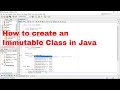 How to make Immutable Class in Java | Java Interview Questions