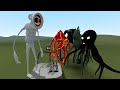 NEW GREAT MOTHER MEGAPHONE VS TREVOR HENDERSON CREATURES!! GMod [Leovincible Siren Head Cartoon Cat]