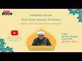 Live Peringatan Haul Syekh Samman Al -Madani di Majelis Ayah Guru Zarkasi Martapura