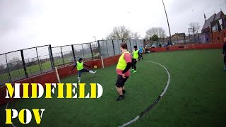 Football Midfield free role eye point of view Full match