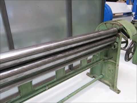 SGP R.b.h. / Größe 9 Sheet Metal Bending Machine - YouTube