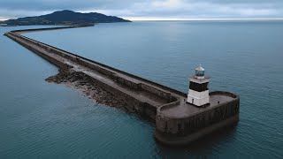 Stunning Drone Flight Over Holyhead Breakwater | December 2024