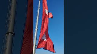 #nepal largest flag liglig kot #gorkha