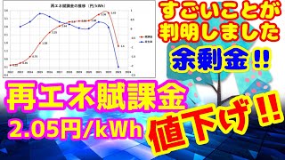 【再エネ賦課金が異例の値下げ‼】【すごい】ことが判明しました‼ #再エネ賦課金 #電気代