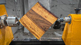 woodturning - making spectacular pedestal fruit bowl