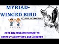 Poem 3: Myriad Winged Bird  By: Aduri Satyavati Devi ||hcp adda||Panjab University||BA