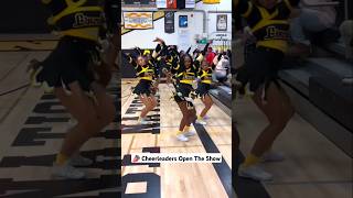 🏀💛🖤 OPEN THE SHOW 📣 #cheer #dance #cheerleading