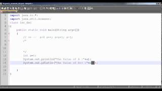 Increment and Decrement Operator In Java