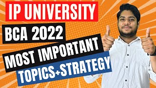 IP University BCA Entrance exam syllabus and Strategy 2022 🔥