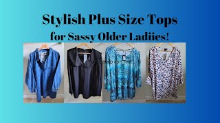 Stylish Plus Size Tops for Sassy Older Ladies!