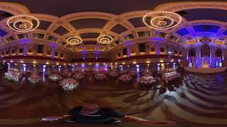 Mechanics Hall Worcester- Wedding lighting, uplighting 360 video