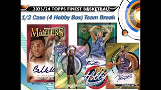 2023/24 Topps FINEST BASKETBALL 1/2 Case (4 Box) Team Break #2 eBay  01/22/25