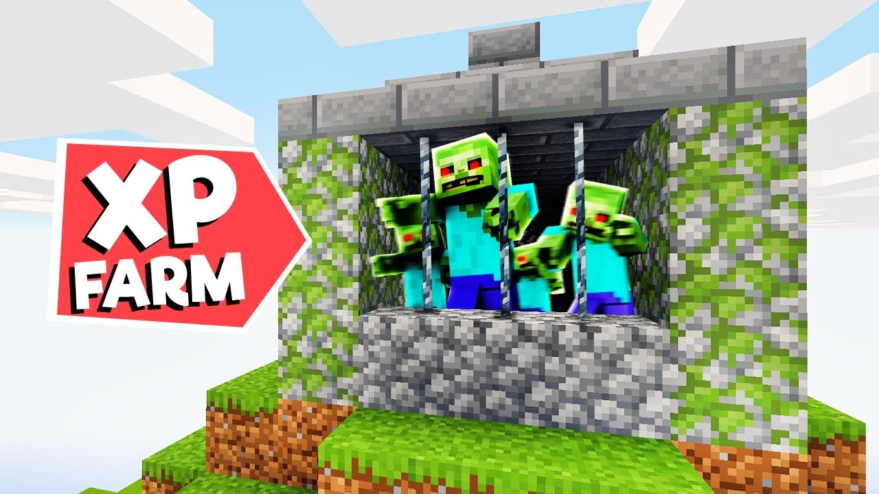 Unlimited Xp Farm Minecraft Skyblock 10 Youtube