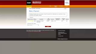 How-to pay your tuition on WebAdvisor