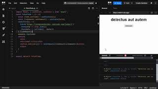React Tutorial 42 - React Hooks | useEffect() | React useEffect hook with Code Example